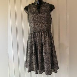 black gold dress